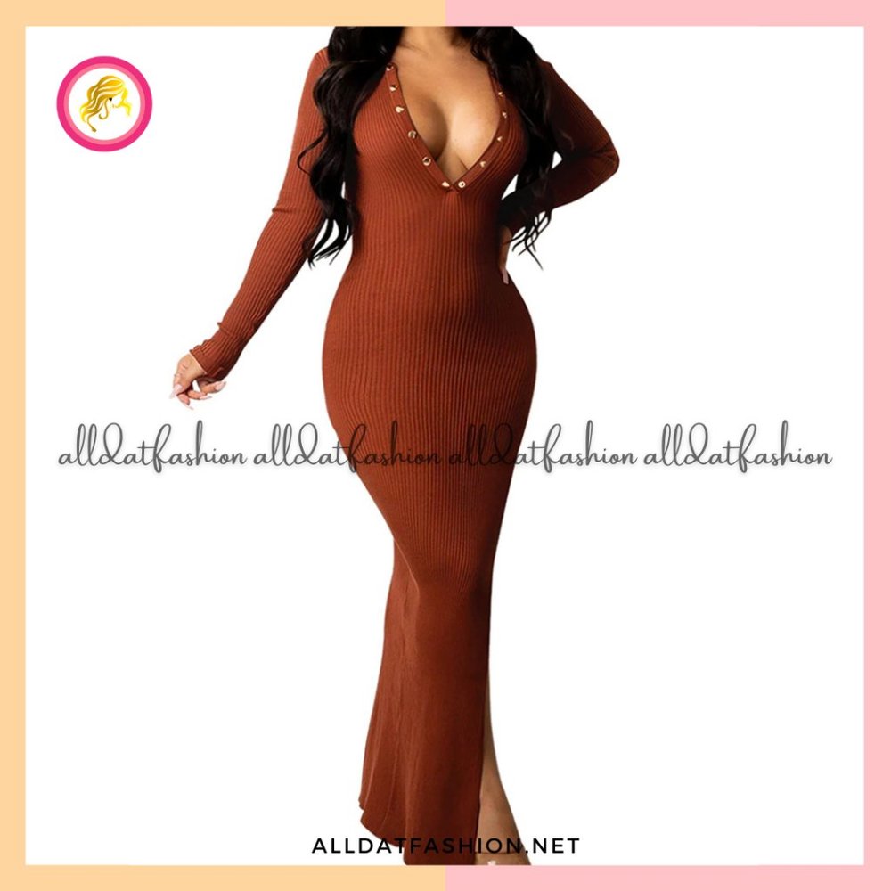 Sexy Bodycon dress with slit